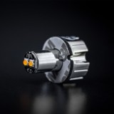 Mini Stroboscop Auto LED STRANDS, 12-24V, 2 LED-uri, 21 Moduri Blit, Lumina Pozitie, Chihlimbar, Aliaj Zinc, 26x26x32mm