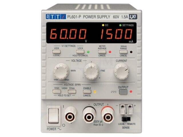 Alimentator de laborator programabil AIM-TTI 0-60VDC 0-1,5A 1mV