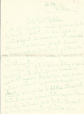 A4073N Dumitru Cristescu, preot, R&amp;acirc;mnicu V&amp;acirc;lcea, scrisoare către Constantin Bobulescu, 1936 foto