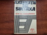 Exercitii de sintaxa de Silviu Gh.Constantinescu