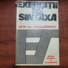 Exercitii de sintaxa de Silviu Gh.Constantinescu
