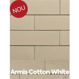 Placaj klinker Terca Armis Cotton White 21.5x6.5x1.4 cm