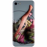 Husa silicon pentru Apple Iphone 6 / 6S, Abstract Minimalistic Hands