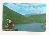 RF180 - Carte Postala - Lacul de acumulare a uzinei Hidrocentralei Sadu V, circulata 1964