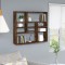 vidaXL Raft de perete, stejar fumuriu, 90x16x78 cm, lemn compozit 815558