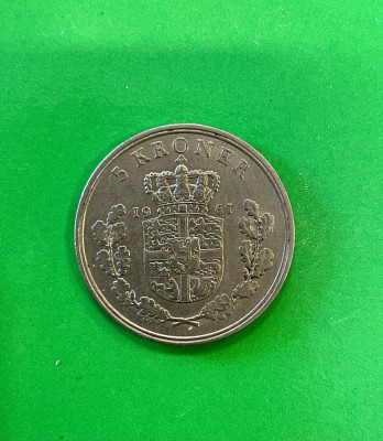 Moneda 5 Koroane - Danemarca 1961 foto