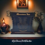 Decorațiune &quot;Binecuv&acirc;ntarea casei&quot; cu suport