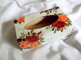 Cutie lemn pt servetele de hartie 48394