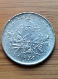 Moneda Franta 5 Francs 1974, Australia si Oceania