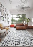 Covor Belgian, Preston 47278, Alb/Albastru, Diverse Dimensiuni - 200x290 cm