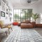 Covor Belgian, Preston 47278, Alb/Albastru, Diverse Dimensiuni - 80x150 cm