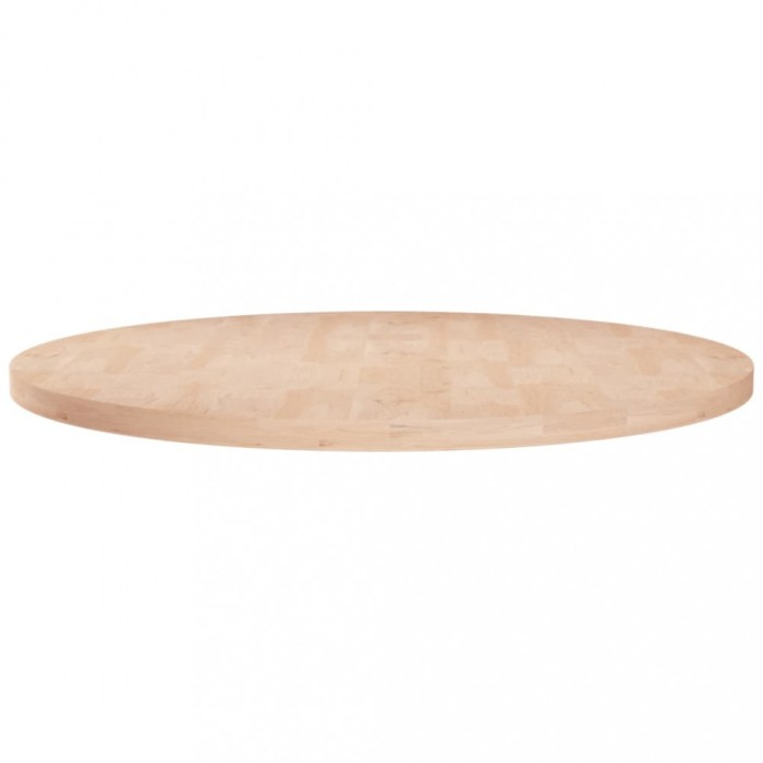 vidaXL Blat de masă rotund, &Oslash;60x2,5 cm, lemn masiv stejar netratat