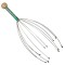 Dispozitiv Masaj Capilar - Efect de Relaxare, 12 Brate Metalice, Otel Inoxidabil, 20cm Diverse culori Turcoaz