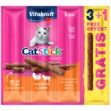 Cumpara ieftin Recompense Pisici Vitakraft CatStick Curcan si Miel 3+1 PROMO, 72 g