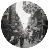 Tapet &icirc;n formă de cerc &bdquo;Hong Kong the Old Days&rdquo;, 190 cm