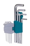 TOTAL - SET 9 CHEI IMBUS HEXAGONALE: 1.5-10MM, CR-V (INDUSTRIAL) PowerTool TopQuality