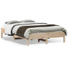 VidaXL Cadru de pat, 140x190 cm, lemn masiv de pin