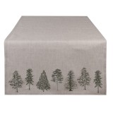 Cumpara ieftin Traversa masa bumbac bej verde Brazi 50x140 cm