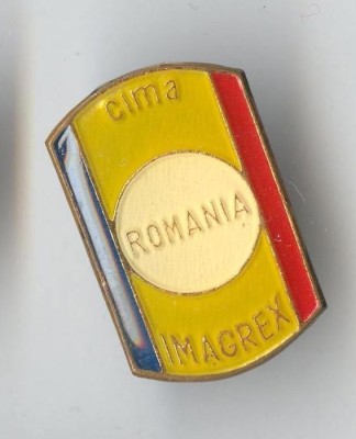 Insigna CIMA - IMAGREX - Industrie romaneasca foto