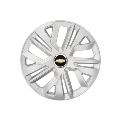 Set 4 Capace Roti 15 inchi (R15) Raven Gri, Compatibile Cu Chevrolet foto