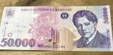 (1) Romania bancnota 50000 lei 1996