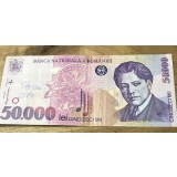 (1) Romania bancnota 50000 lei 1996