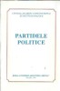 Partidele politice Editura Monitorul Oficial 1993 Istorie Carti Vechi Editie Colectie