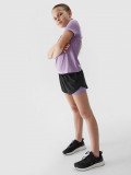 Șort de sport cu uscare rapidă pentru fete - negru, 4F Sportswear