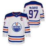 Edmonton Oilers tricou de hochei pentru copii Connor Mcdavid Premier White Away - L/XL