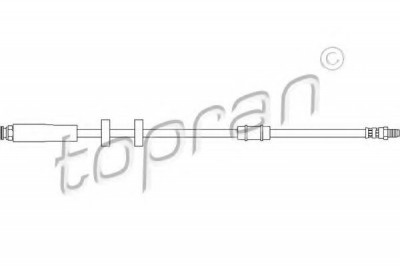 Conducta / cablu frana PEUGEOT BOXER platou / sasiu (ZCT) (1994 - 2002) TOPRAN 720 935 foto