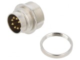 Conector M16 soclu tată 7 PIN 5A 60V IP68, Lumberg