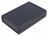 Carcasă HAMMOND 1593 ABS neagră cu panou 75x111x25 mm