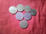 6 Monede 10 forint Ungaria : 1971 ,72 , 83 ,85 ,86 ,89 +100 f 1995 ,cal. f.buna