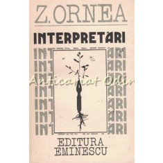 Interpretari - Z. Ornea