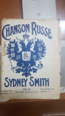 Chanson Russe, Sydney Smith, OP. 31. Partituri, Pian foto