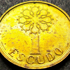 Moneda 1 ESCUDO - PORTUGALIA, anul 1989 *cod 1170 = A.UNC