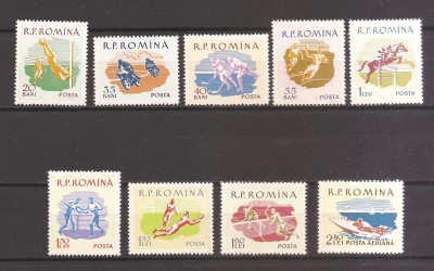Romania 1959, LP 482 - Sport, MNH foto