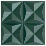 Cumpara ieftin Panouri de perete 24 buc. verde 50x50 cm XPS 6 m&sup2; origami