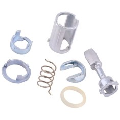 Kit Reparatie Incuietoare Yala Usa Fata Techstar, Compatibil VW Golf 4 (1997-2006), Bora (1997-2006), 7 Piese, Cod OE 1U0837167C / 7C0837168C