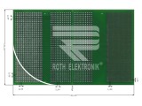 Placă universală două feţe Eurocard 100x160mm ROTH ELEKTRONIK GMBH