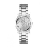 Guess GW0861L1 , Ceas de Damă cronograf cu Argintiu Brățară Metalică