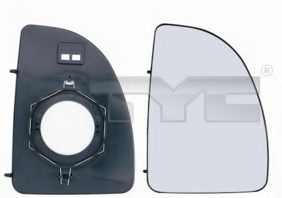 Sticla oglinda, oglinda retrovizoare exterioara FIAT DUCATO caroserie (230L) (1994 - 2002) TYC 305-0089-1