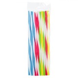Paie Reutilizabile Multicolor Dungi, Set 10 Bucăți Plastic, 7x230mm