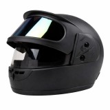 Cumpara ieftin Casca moto/scuter Full face unisex, cu Viziera Dubla, FIXATO, marime universala 58-62cm, Negru Mat