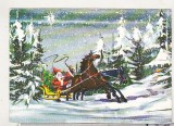 Bnk cp Felicitare sarbatorile de iarna cod 761/79 - circulata - marca fixa