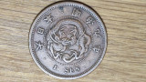Cumpara ieftin Japonia - raritate - moneda de colectie 1 sen 1876 var 1- Meiji - stare f buna !, Asia