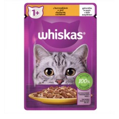 Hrana umeda pentru pisici adulte cu pui in aspic, Whiskas, 85g