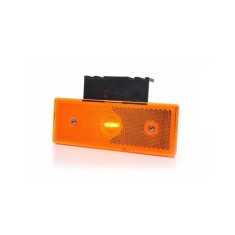 Lampa gabarit LED WAS W201 , 12V-24V, pozitie portocaliu, montaj universal