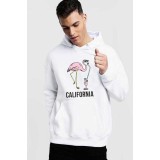 Hanorac Barbati Alb - California - 2XL