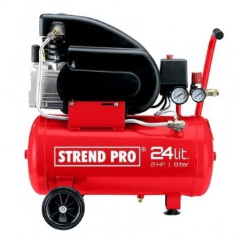 Compresor de aer Strend Pro Premium FL2024-08, 1.5 kW, 24 L, 8 Bar foto